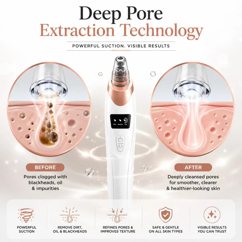 Electric Blackhead Remover β Facial Pore Vacuum