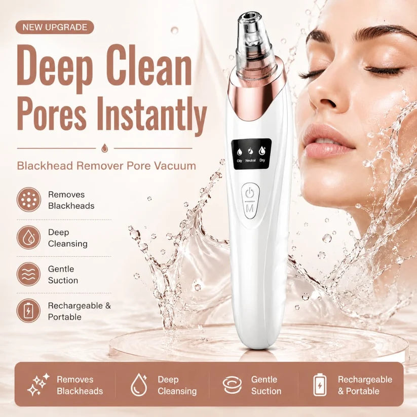 Electric Blackhead Remover – Facial Pore Vacuum